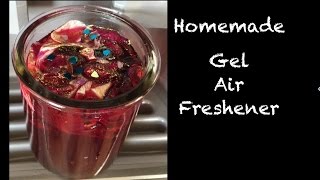 Homemade Gel Air Freshener  Rose Non-Toxic