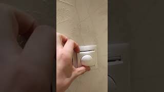 как снять диммер legrand valena со стены