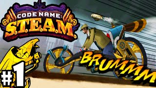 Code Name STEAM 3DS Demo PART 1 Lincoln VS Aliens! Gameplay Walkthrough Nintendo S.T.E.A.M.
