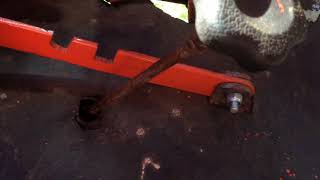 самодельный ручник на т 25  по просьбе Димы\homemade hand brake on tractor t 25