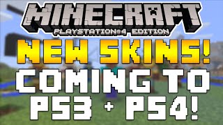 Minecraft PS3 & PS4 - NEW SKINS COMING EXCLUSIVE TO PLAYSTATION! TEARAWAY & MORE [NEW]