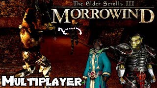 Morrowind Multiplayer, but tunnels are incredibly dark and vampires hurt (TES3MP)