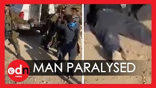 Shocking! Palestinian Man Paralysed After Being Shot by Israeli Military