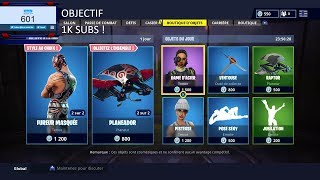 FORTNITE | La boutique d'aujourd'hui 20 juillet | SHOP ITEM 20 JULY [Live]