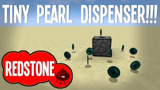 MINECRAFT: Smallest Ender Pearl Dispenser!
