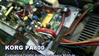 KORG PA800 Evaluation Digital Audio Processor Problem