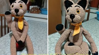 Связать кота крючком. Часть 2.Link hook cat. Part 2.