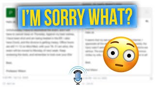 Professor Sends Hilarious Email to Students (ft. Sherry Cola & Tim C.)