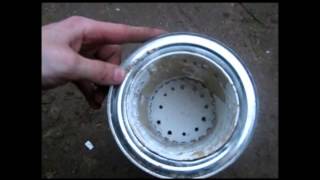 Пиролизная походная печь