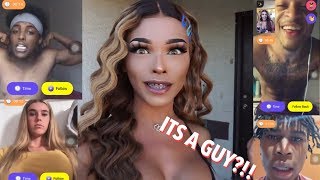 SWITCHING MY VOICE PRANK ON MONKEY APP *TRANSGENDER* PT.2 ?