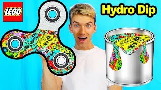 HYDRO DIP LEGO FIDGET SPINNER!!