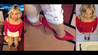 Crossdressing in Red Heels