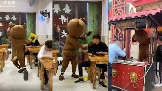 Gấu lầy Troll cực buồn cười - TikTok China