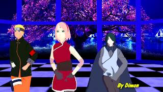 {MMD} Team 7 - Naruto-Sakura-Sasuke | Наруто-Саске-Сакура | The Last - Get Lucky