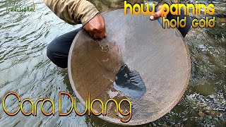 Traditional: Mendulang Emas di aliran sungai | tanpa menggunakan alat modern
