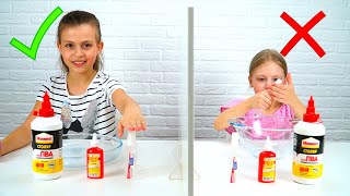 Телепатия Слайм Челлендж - Лизун из Случайных Ингредиентов