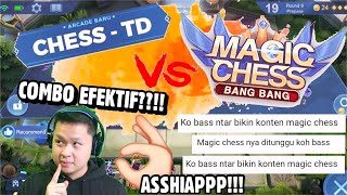 MAGIC CHESS VS CHESS TD,, COMBO AUTO WIN MAGIC CHESS !!