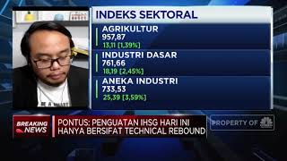 IHSG Ditutup Menguat 3,26%, Analis: Ini Masih Sebatas Teknikal Rebound