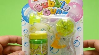Soap Bubble Gun Toy with Fancy Light Effects for Kids