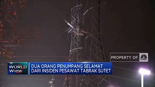 Astaga... Pesawat Tabrak Sutet di Maryland-AS
