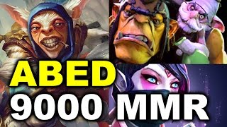 ABED NEW 9000 MMR! - TOP 1 AMERICA LADDER DOTA 2