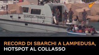 Record di sbarchi a Lampedusa, hotspot al collasso