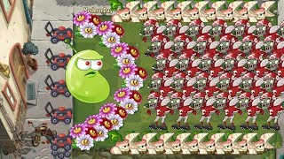 Dazey Chain vs Parsnip vs Laser Bean vs 999 Zombies Pvz 2