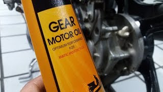 Tutorial Ganti Oli Gardan Motor Matic