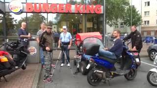 Roller Rolf On tour / Dortmund im Regen