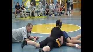 high school wrestling katie (schs) vs ( cumberland). girls wrestling