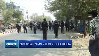 38 Warga Myanmar Tewas Tolak Kudeta