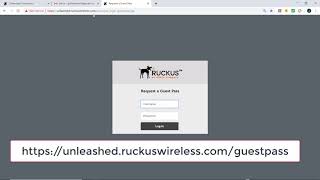 Configuring Guest Access WLANs with a Unique Password using Unleashed UI (Release 200.7)