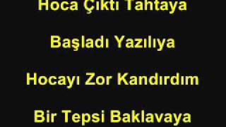 Derslerim Biçim Biçim (Okul Türküsü)