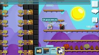Growtopia Getting 100,000 GEMS!!!!