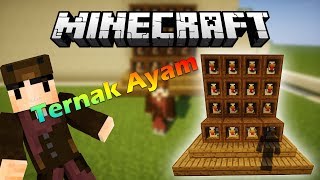 Jadi Peternak AYAM | Kandang Ayam Di Minecraft !! Minecraft Indonesia