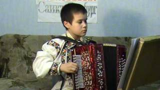 Русские песни и пляски  Алексеев Егор  9 6 10  ИГРАЙ ГАРМОНЬ ЛЮБИМАЯ