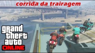GTA 5 ONLINE SKILL TEST DE MOTO COM A RAPAZIADA