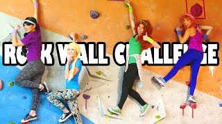Princess Rock Wall Challenge (Who is the Best Climber) Totally TV