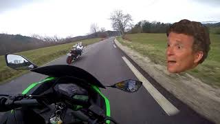 Se faire laver en courbe par une KTM 390RC