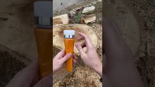 Next Level Splitting Wedge! ???? ???? #gadgets #firewood