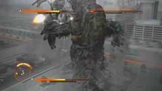 GODZILLA PS4 versus mode: Hedorah vs. Kiryu vs. Anguirus "Kids talking"