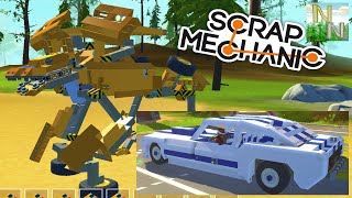 Трансформер, Катюша, Ford Mustang [ Scrap Mechanic ] Ваши Постройки 0.1.25