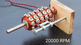Making 20000RPM Armature Brushed Motor