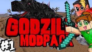 GODZILLA MODPACK - Episode 1 - 'The Hunt Begins' (Minecraft)