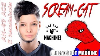 KISKACAT - NEW ONE TAP HEADSHOT MACHINE | CS:GO