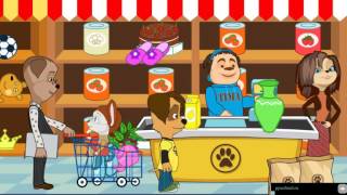 Игра Барбоскины, супермакет. Часть 1 - Детские игры. Barboskiny, supermaket. Kids Games