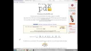 quitar seguridad a archivos PDF
