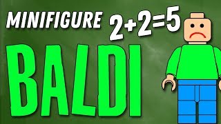 Балди минифигурка ЛЕГО Как сделать лего минифигурку Baldi's Basics in Education and Learning