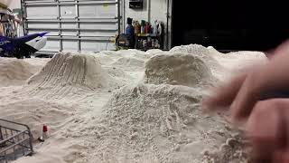 Awesome  toy dirtbike track table!