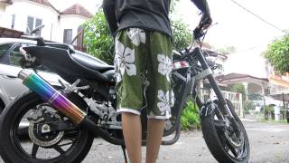 Naza Blade GT250 / Hyosung GT250 aftermarket unknown exhaust sound
